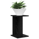 vidaXL Növényállvány Fekete Tölgy 25 x 25,5 x 40,5 cm Szerelt Fa