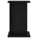 vidaXL Növényállvány Fekete Tölgy 25 x 25,5 x 40,5 cm Szerelt Fa