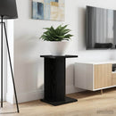 vidaXL Növényállvány 2 pcs Fekete Tölgy 25 x 25,5 x 40,5 cm Mérnöki fa