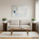 vidaXL Növényállvány 2 db Füstös Tölgy 25 x 25,5 x 40,5 cm Szerelt Fa