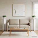 vidaXL Növényállvány 2 pcs Fehér Ø40 x 100 cm Szerelt Fa