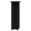 vidaXL Növényállvány 2 db Fekete Ø40 x 100 cm Szerelt Fa