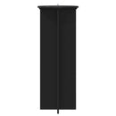 vidaXL Növényállvány 2 db Fekete Ø40 x 100 cm Szerelt Fa
