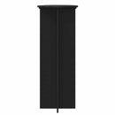 vidaXL Növényállvány 2 db Fekete Ø40 x 100 cm Szerelt Fa
