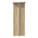 vidaXL Növényállvány 2 pcs Sonoma Tölgy Ø40 x 100 cm Szerelt Fa