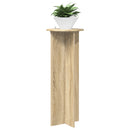 vidaXL Növényállvány 2 db Sonoma Tölgy Ø40 x 100 cm Szerelt Fa