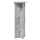vidaXL Növényállvány 2 pcs Betonszürke Ø40 x 100 cm Szerelt Fa
