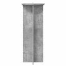 vidaXL Növényállvány 2 db Betonszürke Ø40 x 100 cm Szerelt Fa