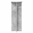vidaXL Növényállvány 2 db Betonszürke Ø40 x 100 cm Szerelt Fa