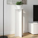 vidaXL Növényállvány 2 pcs Magasfényű Fehér Ø40 x 100 cm Szerelt Fa