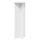 vidaXL Növényállvány 2 pcs Magasfényű Fehér Ø40 x 100 cm Szerelt Fa