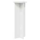 vidaXL Növényállvány 2 pcs Magasfényű Fehér Ø40 x 100 cm Szerelt Fa