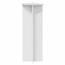 vidaXL Növényállvány 2 pcs Magasfényű Fehér Ø40 x 100 cm Szerelt Fa
