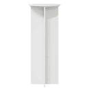 vidaXL Növényállvány 2 pcs Magasfényű Fehér Ø40 x 100 cm Szerelt Fa
