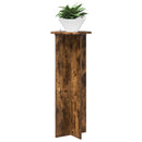 vidaXL Növényállvány 2 db Füstös Tölgy Ø40 x 100 cm Szerelt Fa