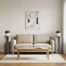 vidaXL Növényállvány 2 db Szürke Sonoma Ø40 x 100 cm Szerelt Fa