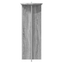 vidaXL Növényállvány 2 db Szürke Sonoma Ø40 x 100 cm Szerelt Fa