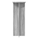 vidaXL Növényállvány 2 db Szürke Sonoma Ø40 x 100 cm Szerelt Fa