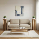 vidaXL Növényállvány 2 pcs Kézműves Tölgy Ø40 x 100 cm Szerelt Fa