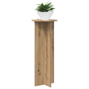 vidaXL Növényállvány 2 pcs Kézműves Tölgy Ø40 x 100 cm Szerelt Fa