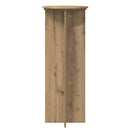 vidaXL Növényállvány 2 pcs Kézműves Tölgy Ø40 x 100 cm Szerelt Fa