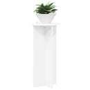 vidaXL Növényállvány 2 pcs Fehér Ø40 x 80 cm Szerelt Fa