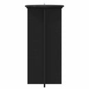 vidaXL Növényállvány 2 pcs Fekete 40 x 40 x 80 cm Szerelt Fa