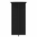 vidaXL Növényállvány 2 pcs Fekete 40 x 40 x 80 cm Szerelt Fa