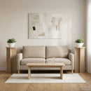vidaXL Növényállvány 2 pcs Sonoma Tölgy 40 x 40 x 80 cm Szerelt Fa