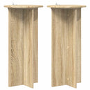 vidaXL Növényállvány 2 pcs Sonoma Tölgy 40 x 40 x 80 cm Szerelt Fa