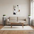 vidaXL Növényállvány 2 pcs Betonszürke 40 x 40 x 80 cm Szerelt Fa