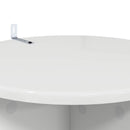 vidaXL Növényállvány 2 db Magasfényű Fehér 40 x 40 x 80 cm Szerelt Fa