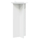 vidaXL Növényállvány 2 db Magasfényű Fehér 40 x 40 x 80 cm Szerelt Fa