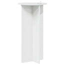 vidaXL Növényállvány 2 db Magasfényű Fehér 40 x 40 x 80 cm Szerelt Fa