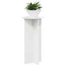vidaXL Növényállvány 2 pcs Magasfényű Fehér 40 x 40 x 80 cm Szerelt Fa