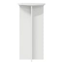 vidaXL Növényállvány 2 db Magasfényű Fehér 40 x 40 x 80 cm Szerelt Fa