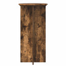 vidaXL Növényállvány 2 pcs Füstös Tölgy 40 x 40 x 80 cm Szerelt Fa