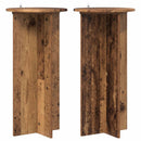 vidaXL Növényállvány 2 pcs Antik Fa 40 x 40 x 80 cm Szerelt Fa