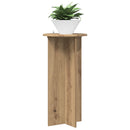 vidaXL Növényállvány 2 pcs Kézműves Tölgy 40 x 40 x 80 cm Szerelt Fa