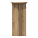 vidaXL Növényállvány 2 pcs Kézműves Tölgy 40 x 40 x 80 cm Szerelt Fa