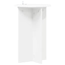vidaXL Növényállvány 2 db Fehér Ø40 x 60 cm Szerelt Fa