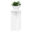 vidaXL Növényállvány 2 db Fehér Ø40 x 60 cm Szerelt Fa