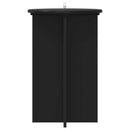 vidaXL Növényállvány 2 db Fekete Ø40 x 60 cm Szerelt Fa
