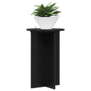 vidaXL Növényállvány 2 db Fekete Ø40 x 60 cm Szerelt Fa