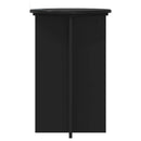 vidaXL Növényállvány 2 db Fekete Ø40 x 60 cm Szerelt Fa