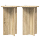 vidaXL Növényállvány 2 pcs Sonoma Tölgy Ø40 x 60 cm Szerelt Fa