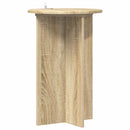 vidaXL Növényállvány 2 pcs Sonoma Tölgy Ø40 x 60 cm Szerelt Fa
