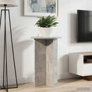vidaXL Növényállvány 2 db Betonszürke Ø40 x 60 cm Szerelt Fa