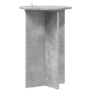 vidaXL Növényállvány 2 pcs Betonszürke Ø40 x 60 cm Szerelt Fa