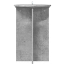 vidaXL Növényállvány 2 pcs Betonszürke Ø40 x 60 cm Szerelt Fa